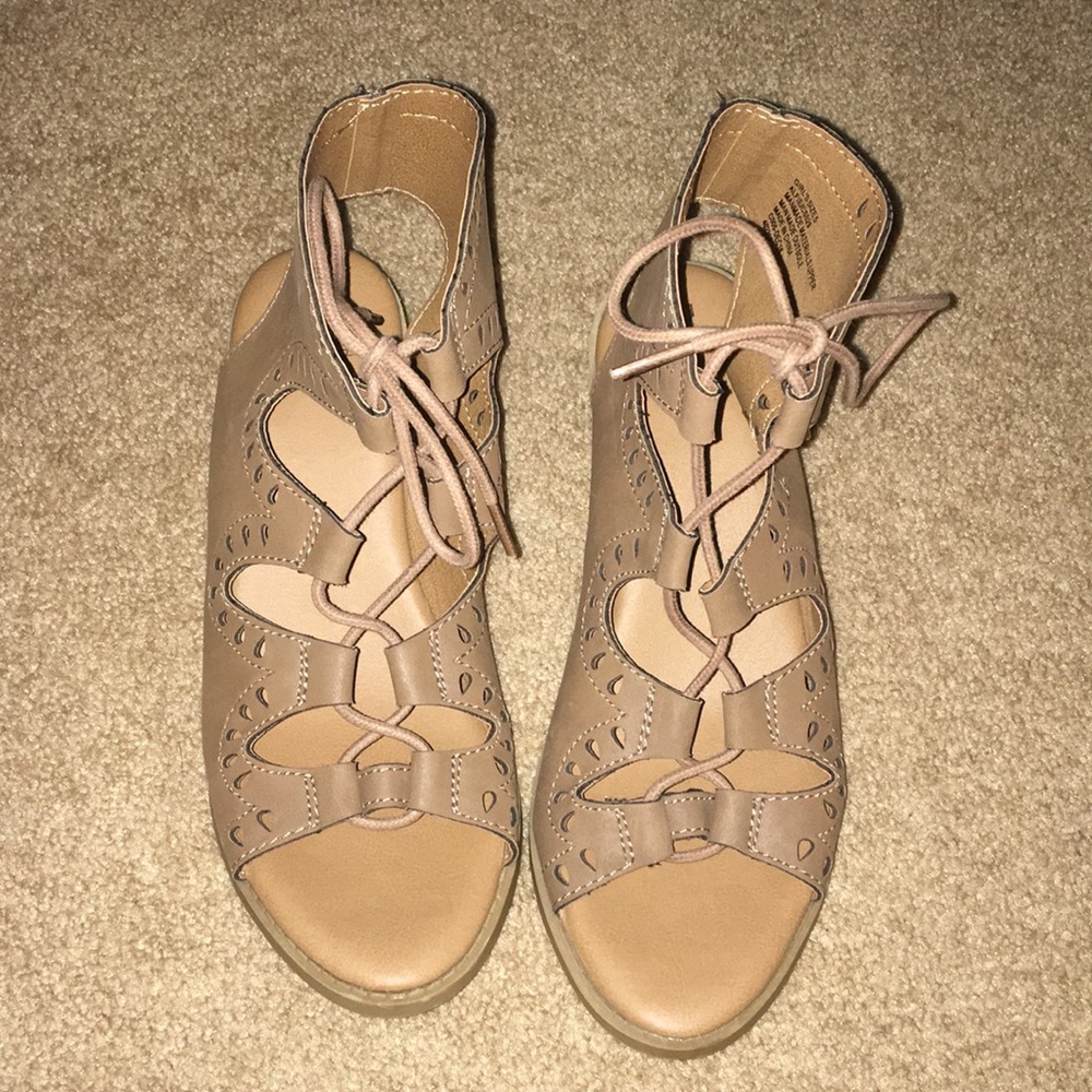Lace up heels
